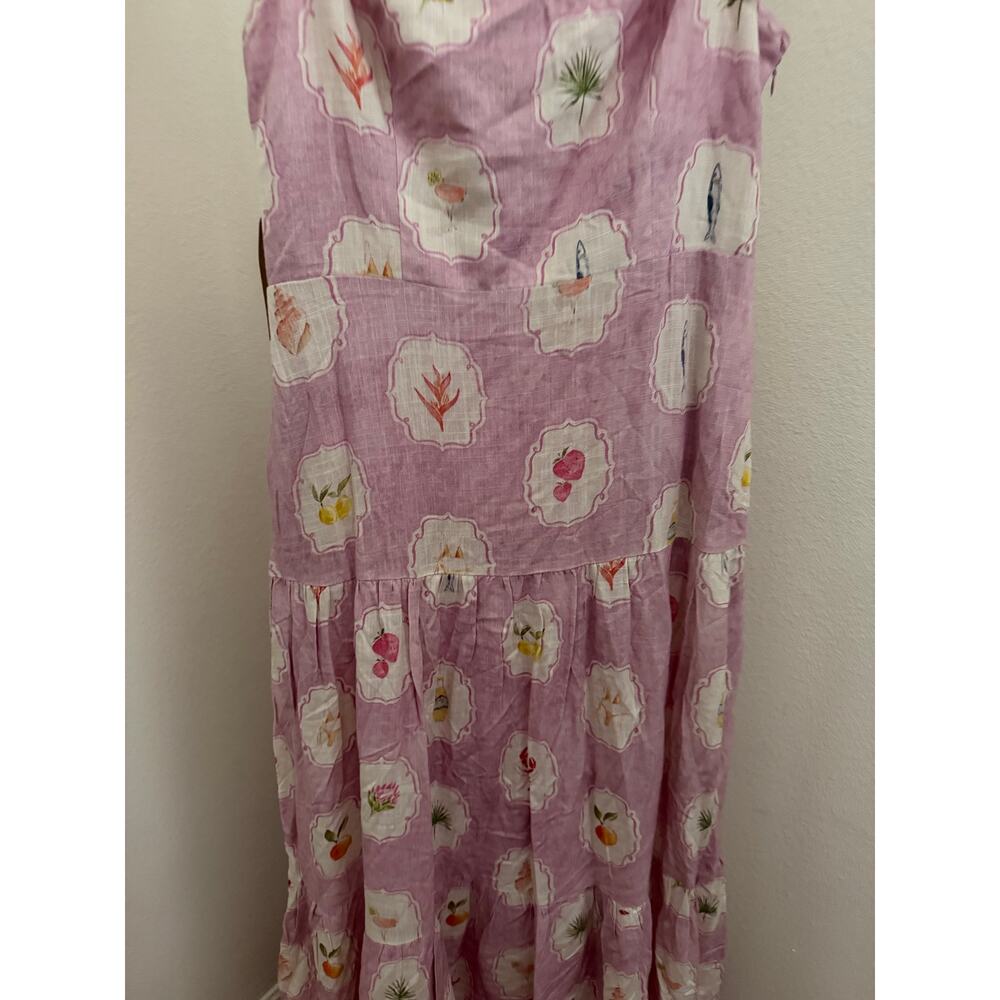 New few Moda ANAYA Ziggy Dress linen blend dress sz 10 $272 - Picture 5 of 8